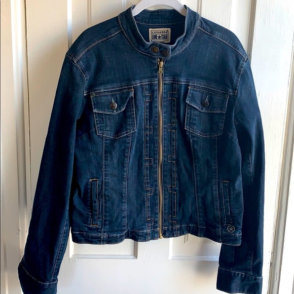 converse denim jacket